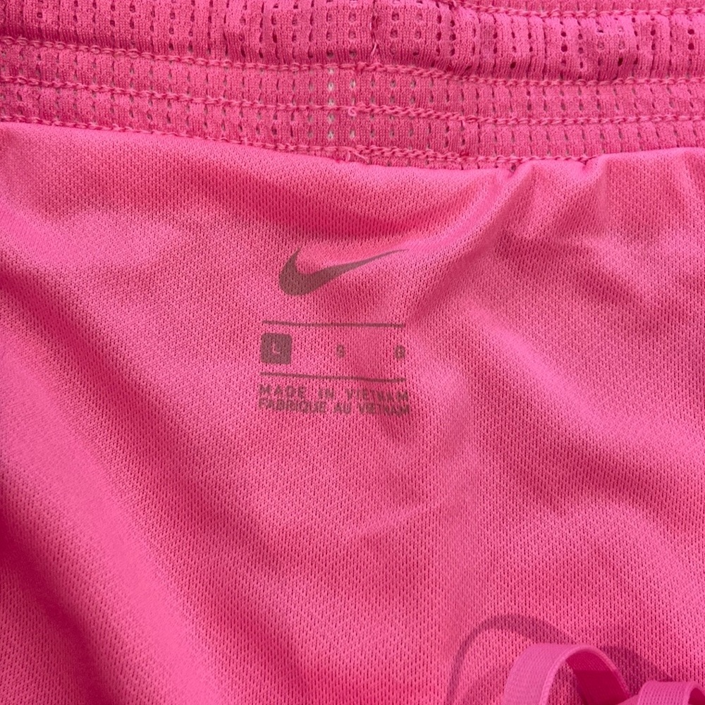 NIKE Swoosh Shorts Run Pink Brief-Lined RunninG (DJ0927-607) Women’s Size Large - Picture 7 of 8